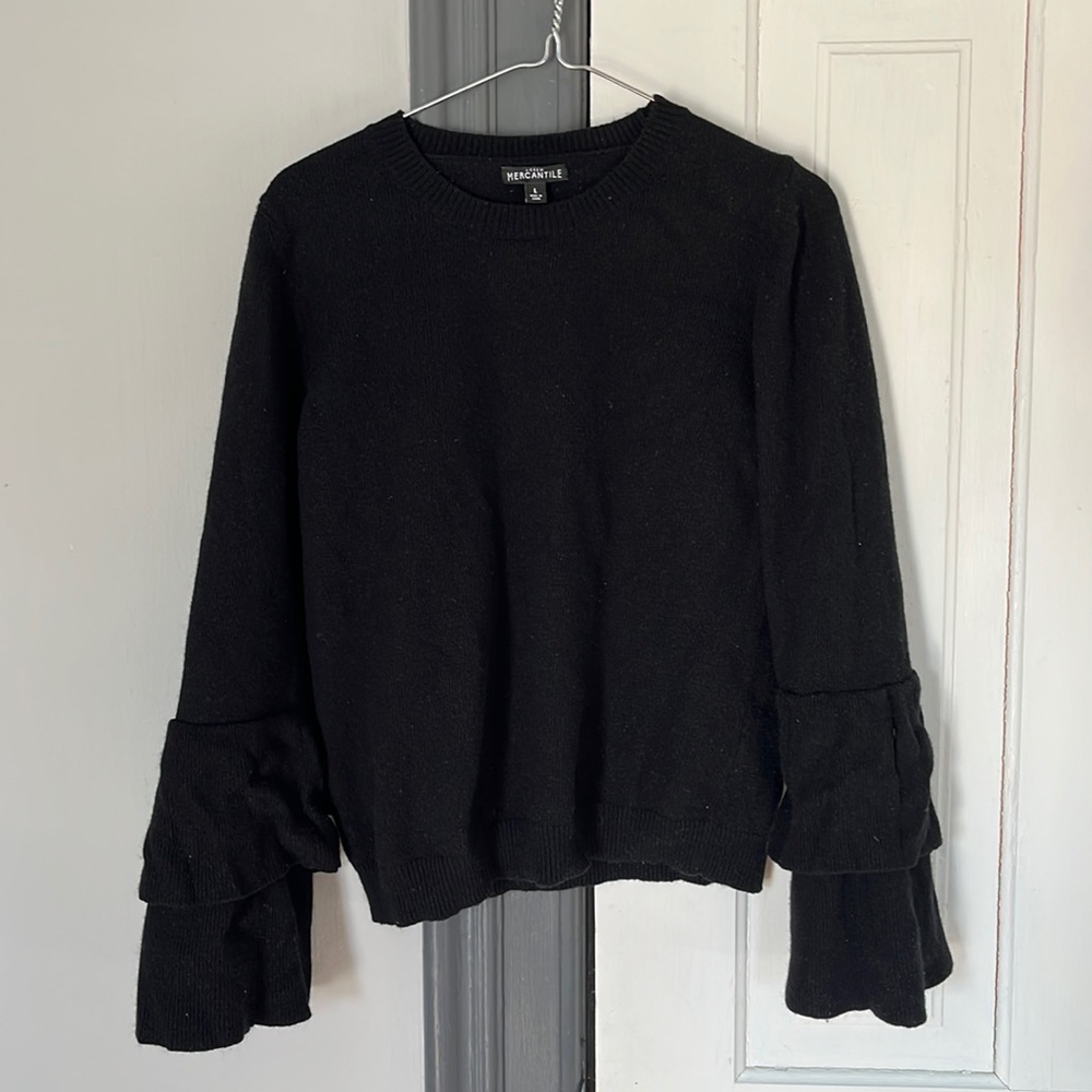 J. Crew Womens Bell Sleeve Sweater
